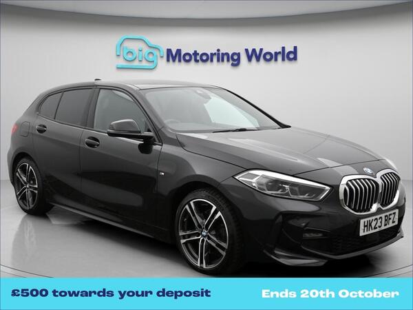 Black 2023 BMW 1 Series Hatchback Front-wheel drive Manual