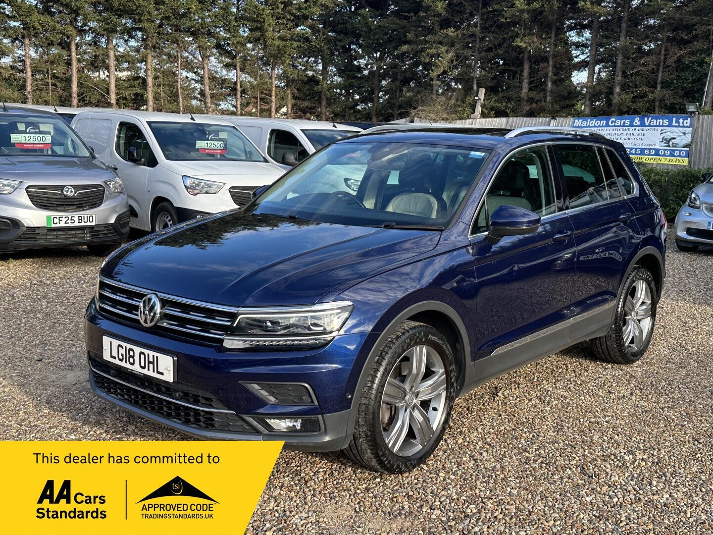 2018 Volkswagen Tiguan in Blue for sale