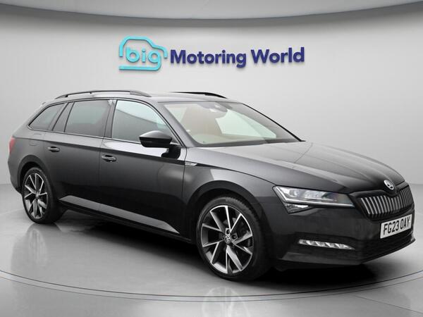 Black 2023 Skoda Superb Estate Front-wheel drive Automatic