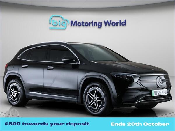 Black 2022 Mercedes-Benz EQA Hatchback All-wheel drive Automatic