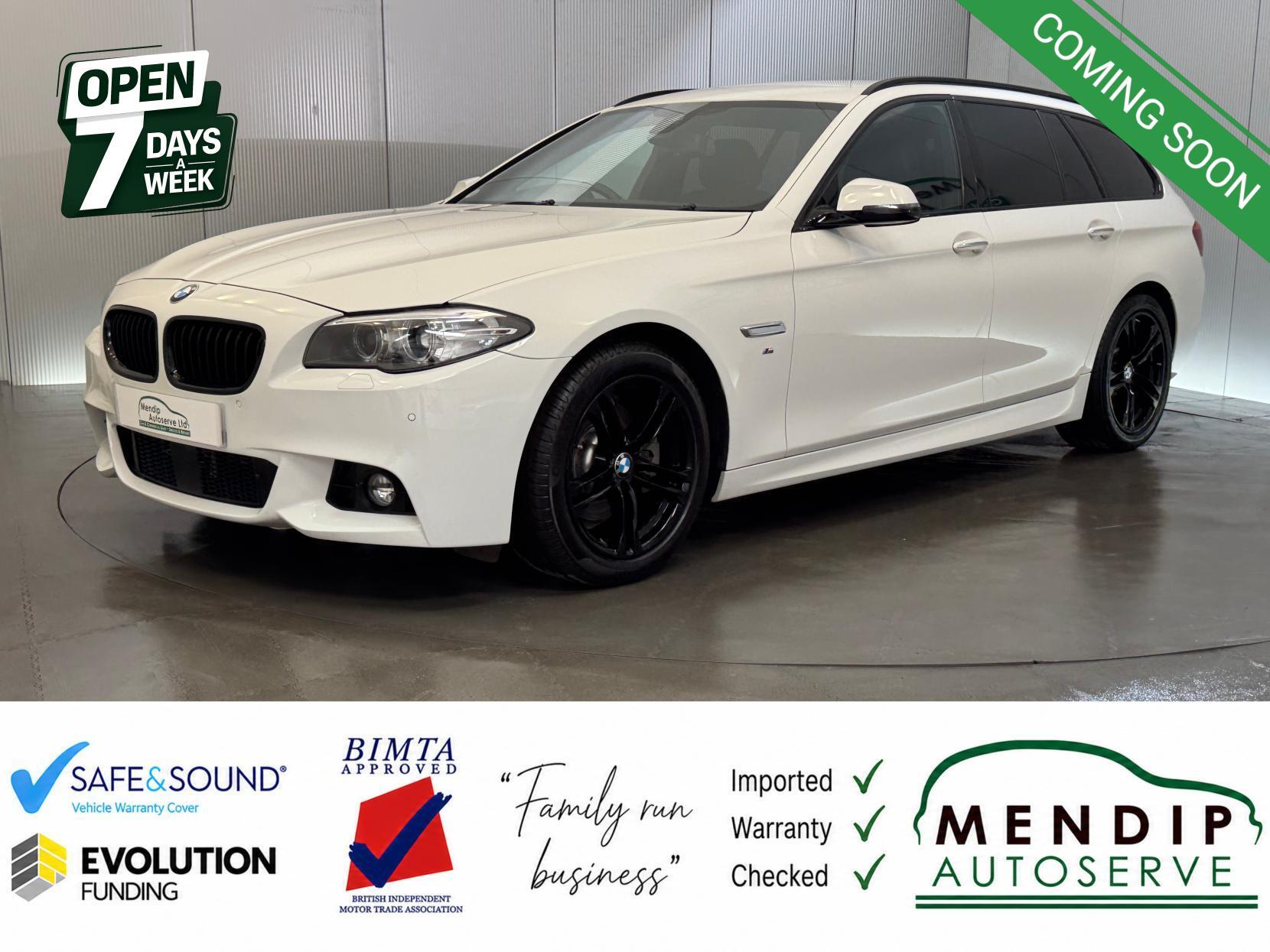 2014 BMW 5 Series in White for sale