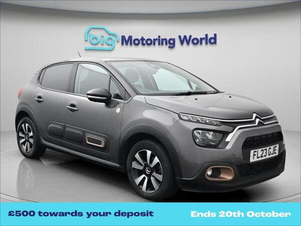 Grey 2023 Citroen C3 Hatchback Front-wheel drive Manual