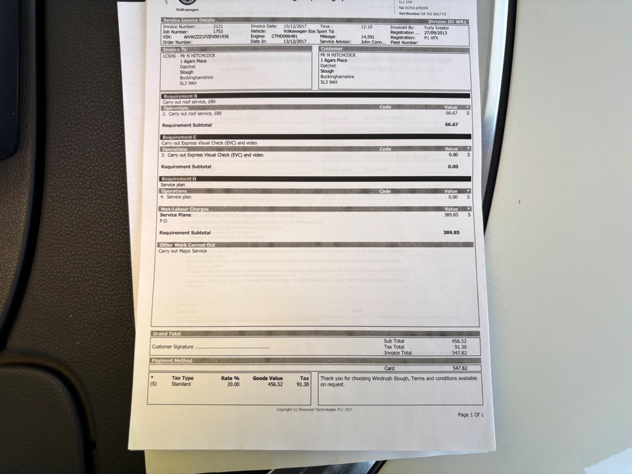Volkswagen Eos view 26