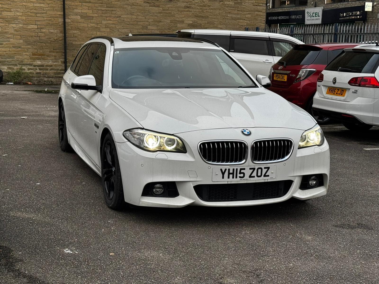 2015 BMW 5 Series in White for sale