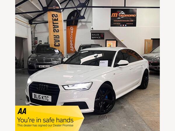 White 2015 Audi A6 Saloon Front-wheel drive Automatic