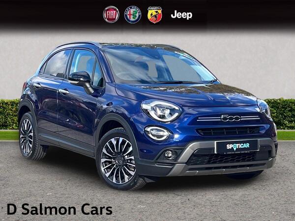 Blue 2022 Fiat 500X Hatchback Front-wheel drive Automatic