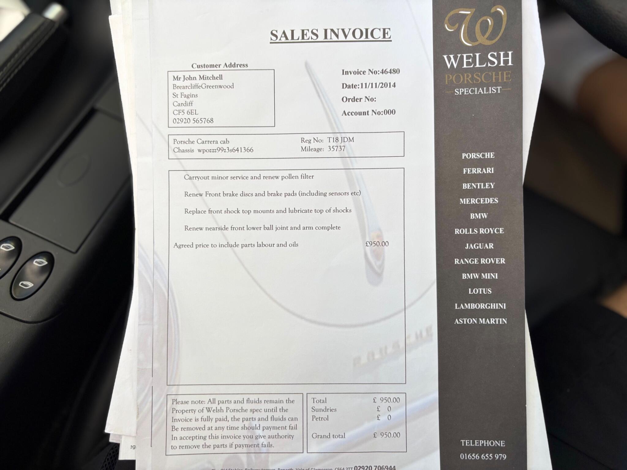 Porsche 911 view 34