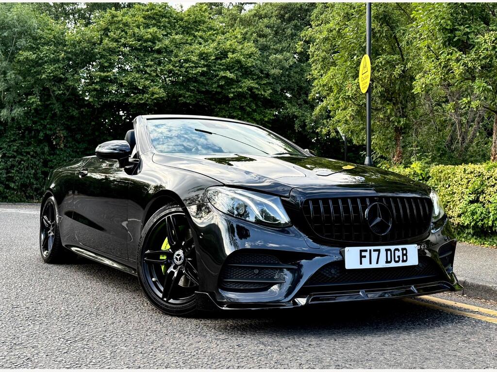Mercedes-Benz E Class Convertible 2.0 E220d AMG Line (Premium) Cabriolet G-Tronic+ Euro 6 (s/s) 2dr