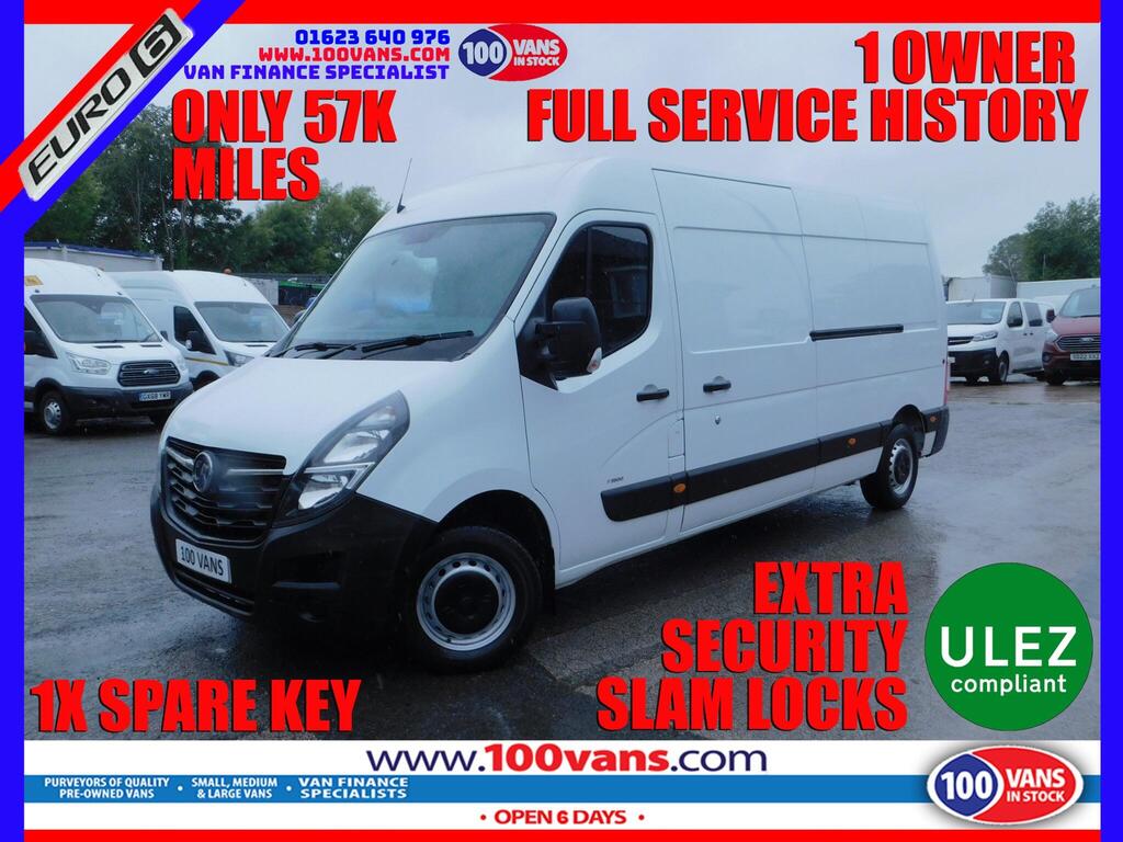 Vauxhall Movano Panel Van 2.3 CDTi 3500 BiTurbo Edition FWD L3 H2 Euro 6 5dr