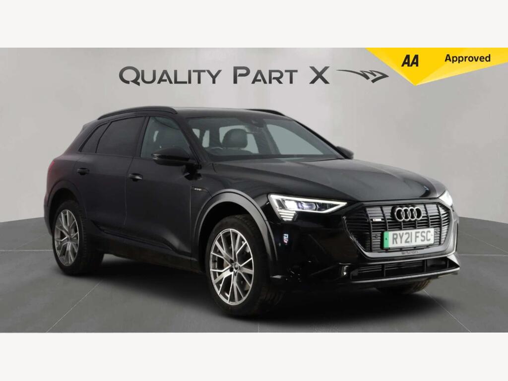 Audi e-tron SUV 50 Black Edition Auto quattro 5dr 71.2kWh (11kW Charger)