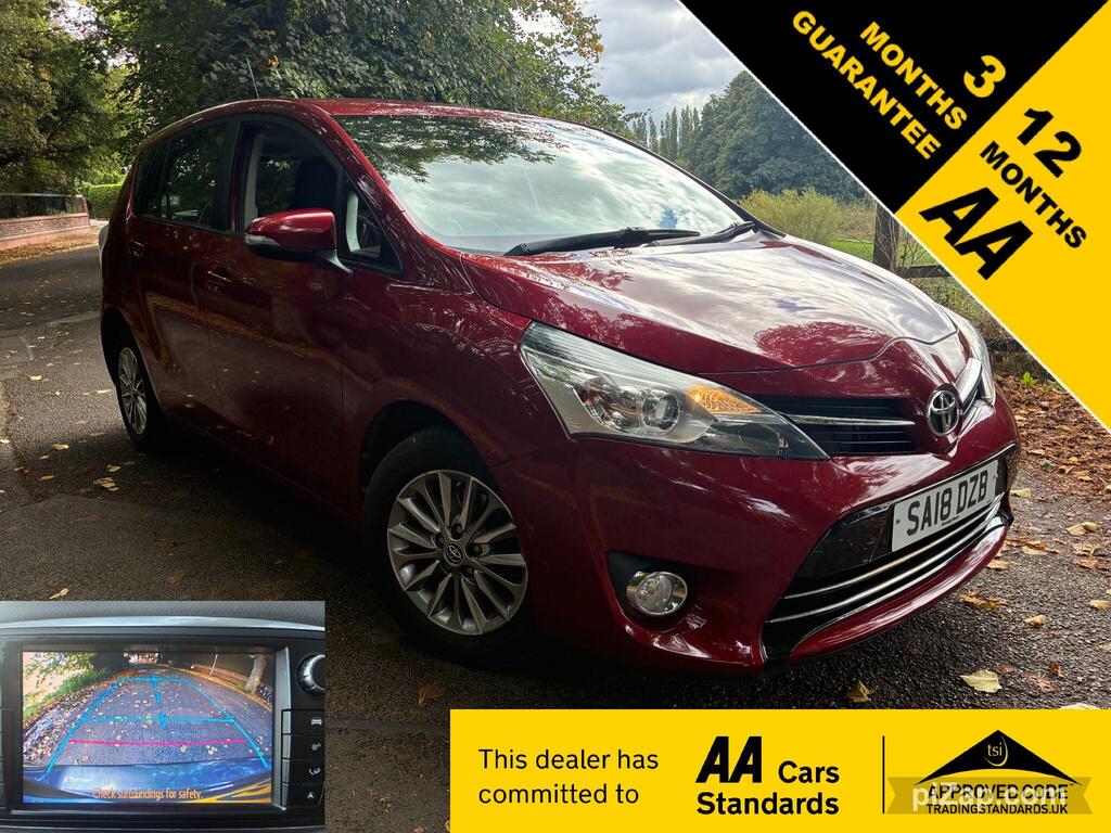 Toyota Verso MPV 1.6 V-Matic Icon Euro 6 5dr (7 Seat)