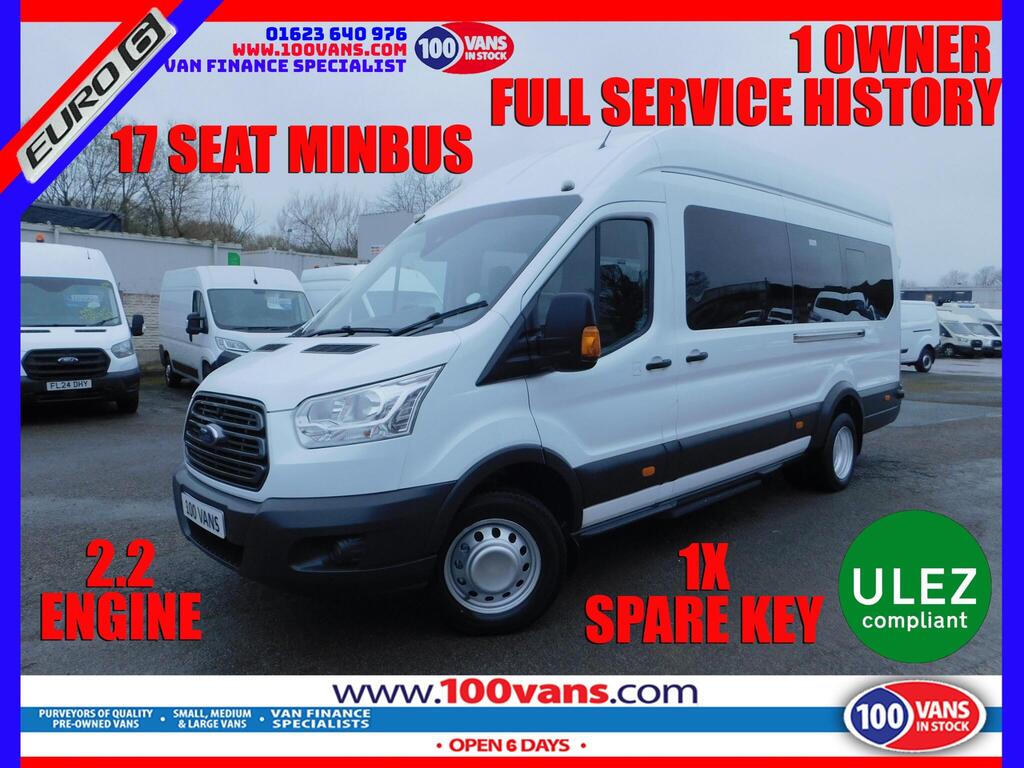 Ford Transit Minibus 2.2TDCI 460 TREND L4H3 17 SEAT MINIBUS
