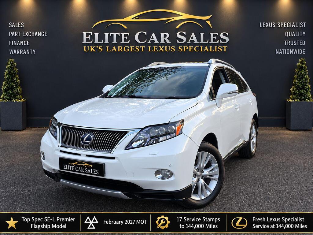 Lexus RX SUV 3.5 450h V6 SE-L Premier CVT 4WD Euro 5 (s/s) 5dr