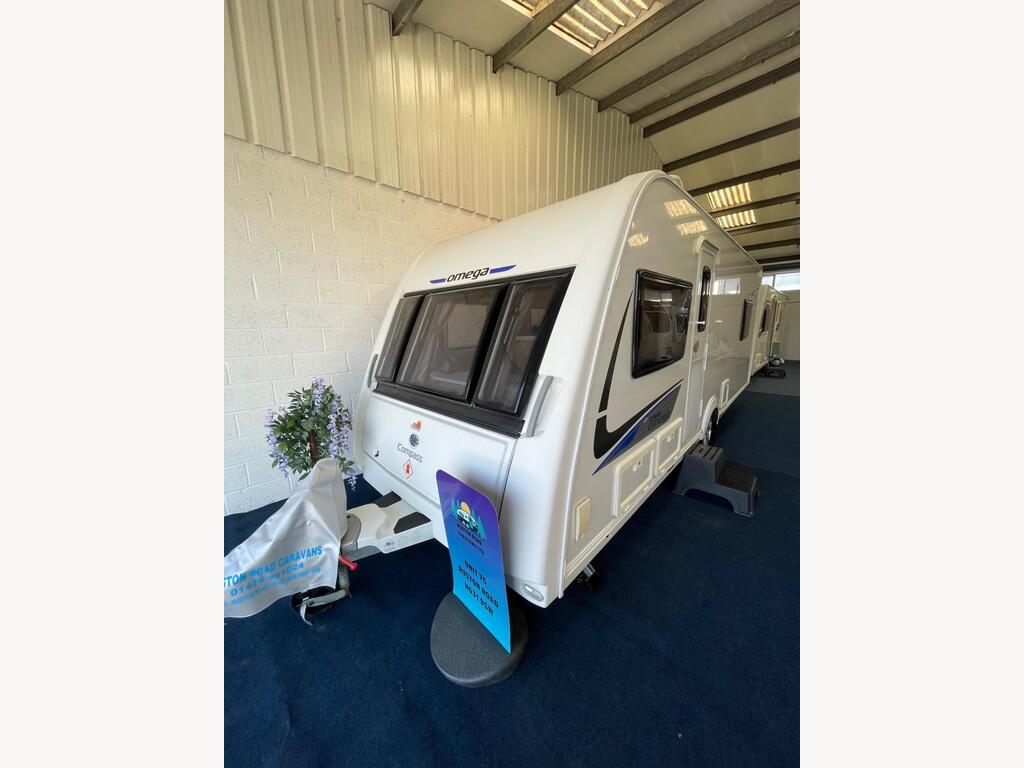 Compass Omega Tourer 6 months warranty, fully habitation checked, full starter pack
