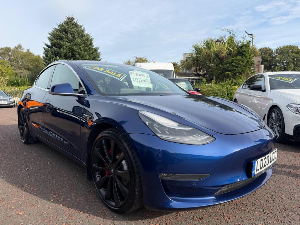 Tesla Model 3 Saloon (Dual Motor) Performance Auto 4WDE 4dr (Performance Upgrade)