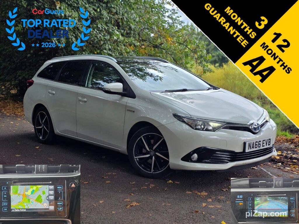 Toyota Auris Estate 1.8 VVT-h Design Touring Sports CVT Euro 6 (s/s) 5dr (Safety Sense)