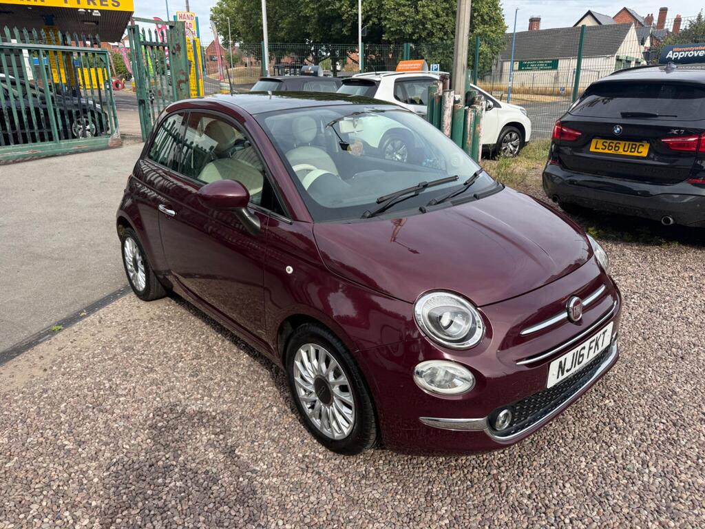 Fiat 500 Hatchback 0.9 TwinAir Lounge Euro 6 (s/s) 3dr