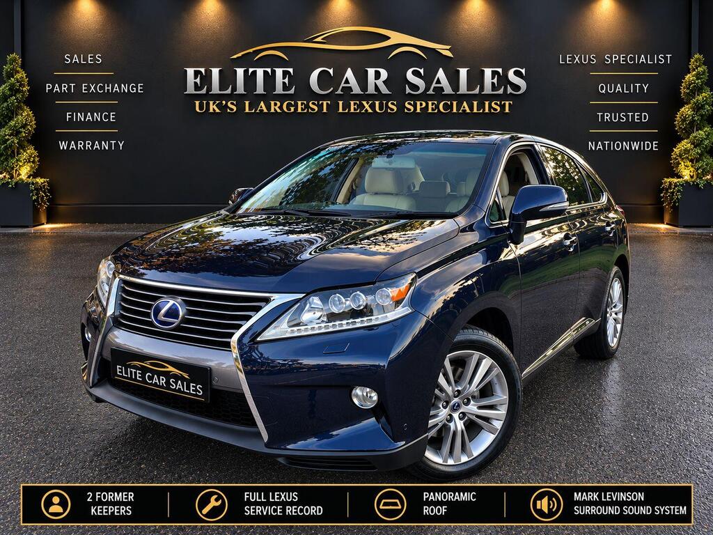 Lexus RX SUV 3.5 450h V6 Advance CVT 4WD Euro 5 (s/s) 5dr (Sunroof)