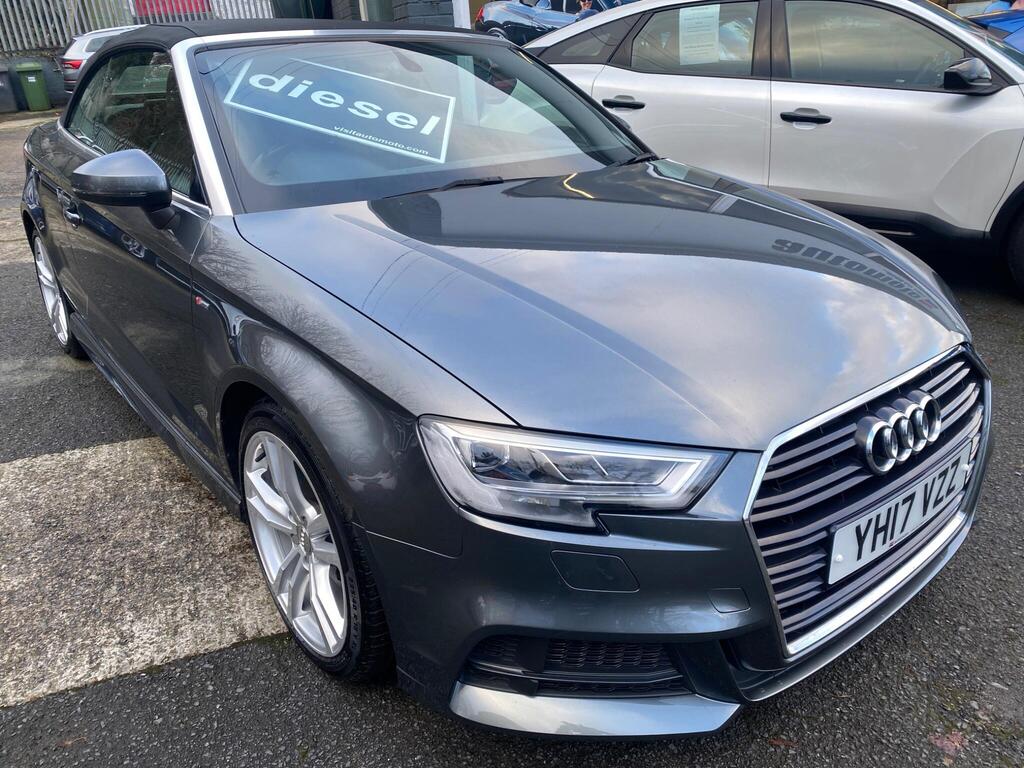 Audi A3 Cabriolet Convertible 2.0 TDI S line Euro 6 (s/s) 2dr