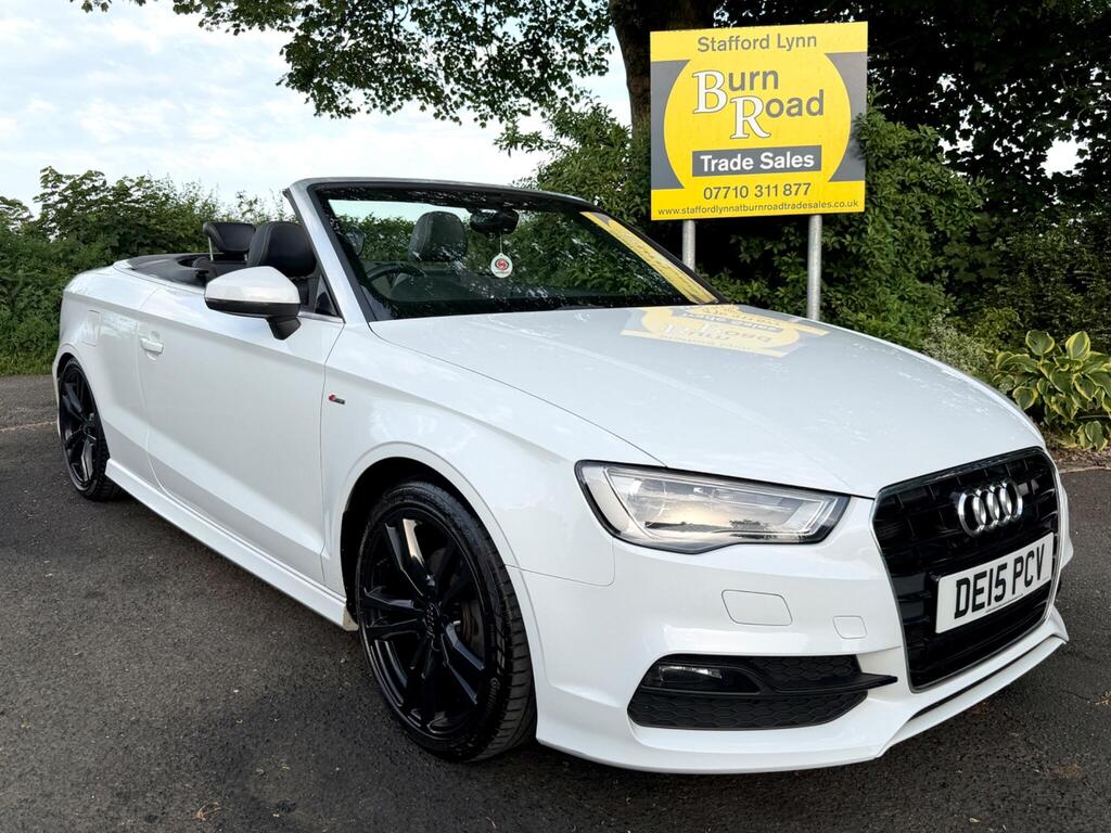 Audi A3 Cabriolet Convertible 2.0 TDI S line Euro 6 (s/s) 2dr