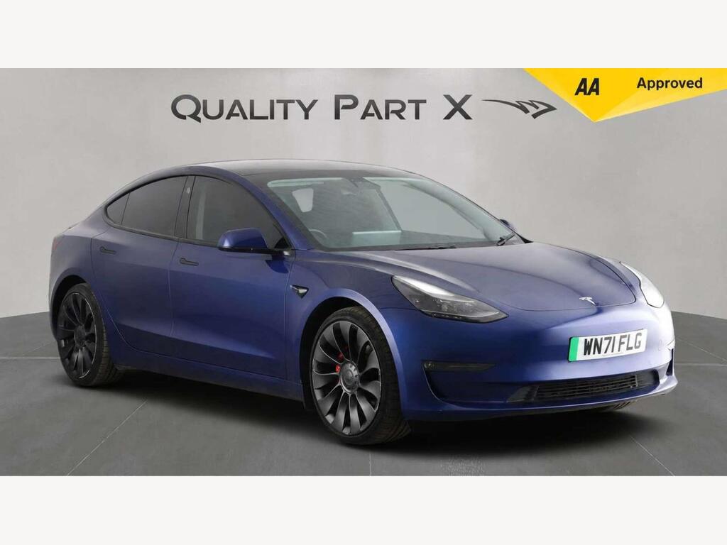 Tesla Model 3 Saloon (Dual Motor) Performance Auto 4WDE 4dr (Performance Upgrade)
