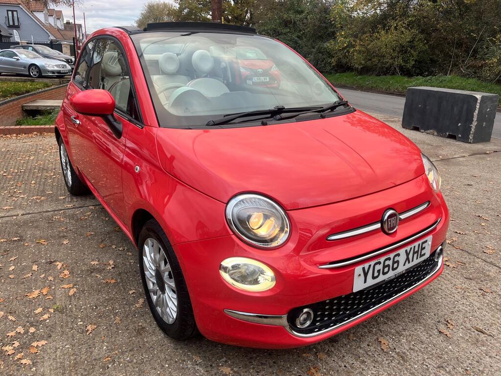 Fiat 500C Convertible 1.2 ECO Lounge Euro 6 (s/s) 2dr