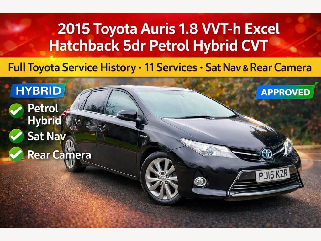 Toyota Auris Hatchback 1.8 VVT-h Excel CVT Euro 5 (s/s) 5dr