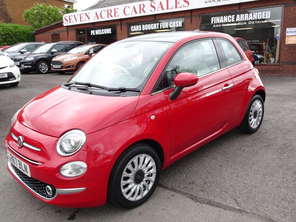Fiat 500 Hatchback 1.2 Lounge Euro 6 (s/s) 3dr