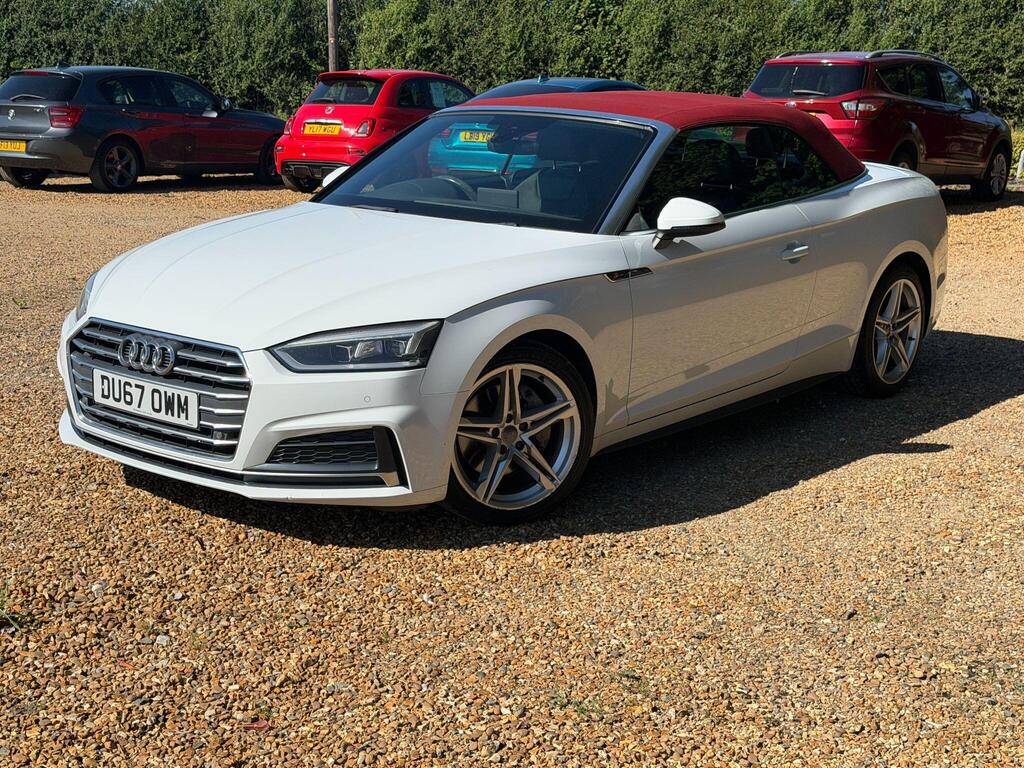 Audi A5 Cabriolet Convertible 2.0 TDI S line S Tronic Euro 6 (s/s) 2dr