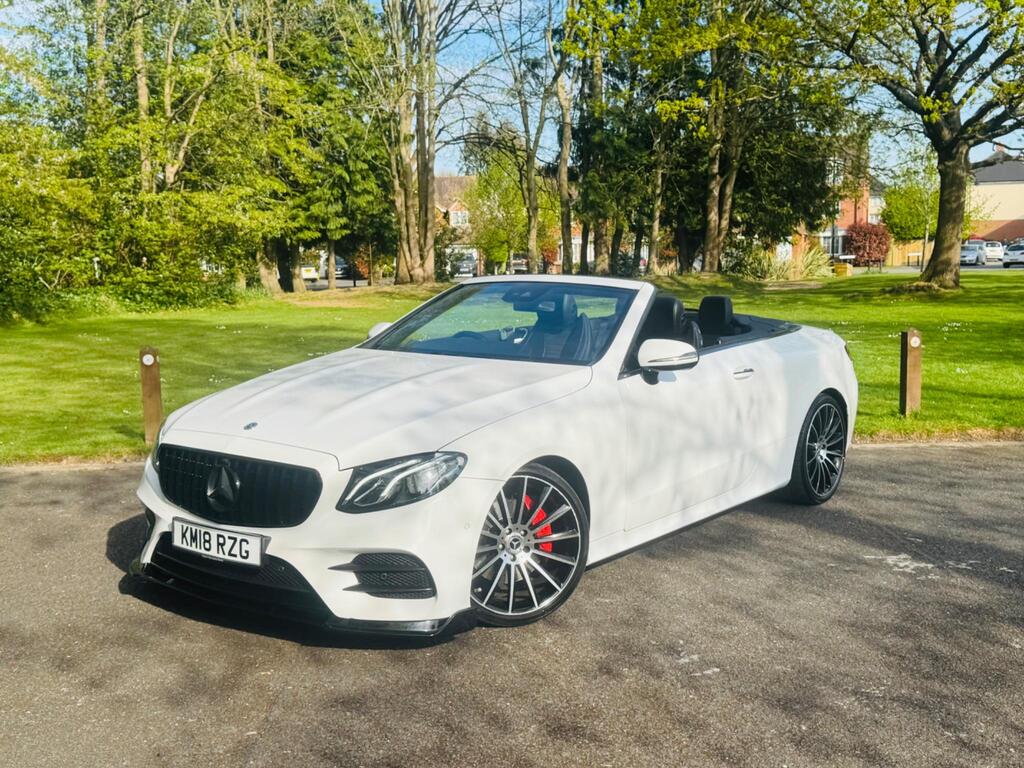 Mercedes-Benz E Class Convertible 2.0 E220d AMG Line (Premium) Cabriolet G-Tronic+ Euro 6 (s/s) 2dr