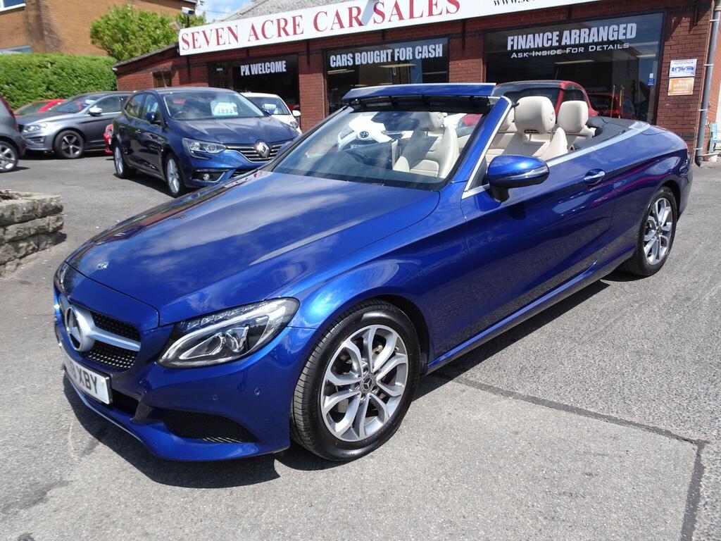 Mercedes-Benz C Class Convertible 2.0 C200 Sport Cabriolet G-Tronic+ Euro 6 (s/s) 2dr