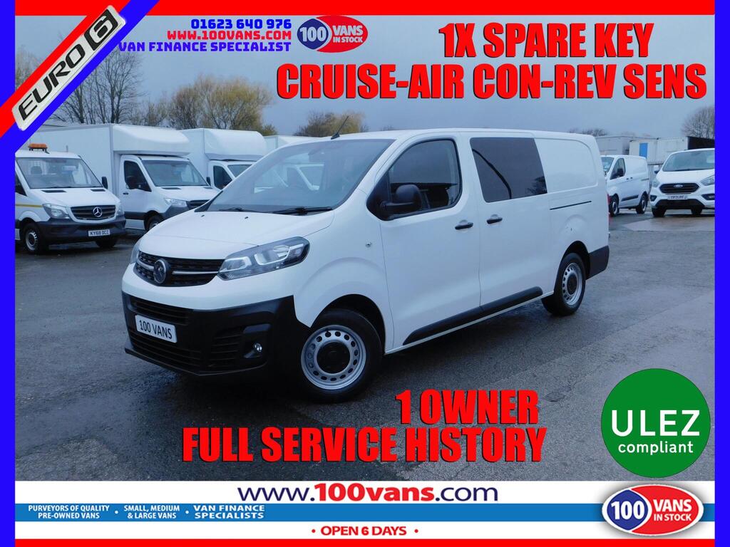 Vauxhall Vivaro Combi Van 2.0 Turbo D 3100 Dynamic Crew Van L2 H1 Euro 6 (s/s) 5dr