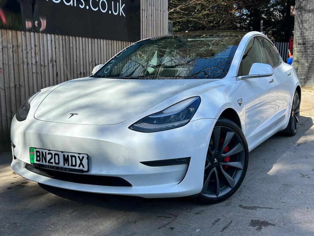 Tesla Model 3 Saloon (Dual Motor) Performance Auto 4WDE 4dr (Performance Upgrade)