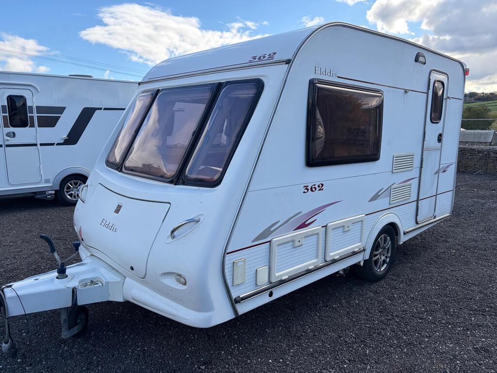Elddis Avante 362 Tourer Lightweight awning motor mover service vgc trade sale