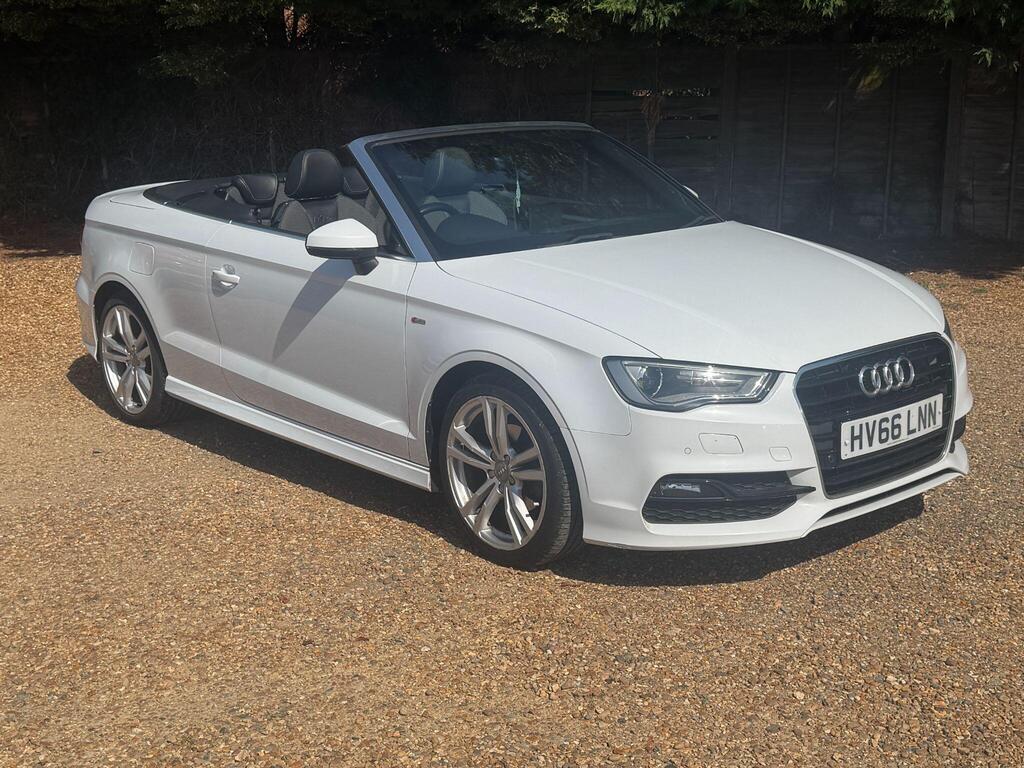 Audi A3 Cabriolet Convertible 1.4 TFSI CoD S line Euro 6 (s/s) 2dr (Nav)