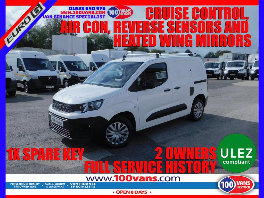 Peugeot Partner Panel Van 1.5 BlueHDi 1000 Professional Standard Panel Van SWB Euro 6 (s/s) 5dr
