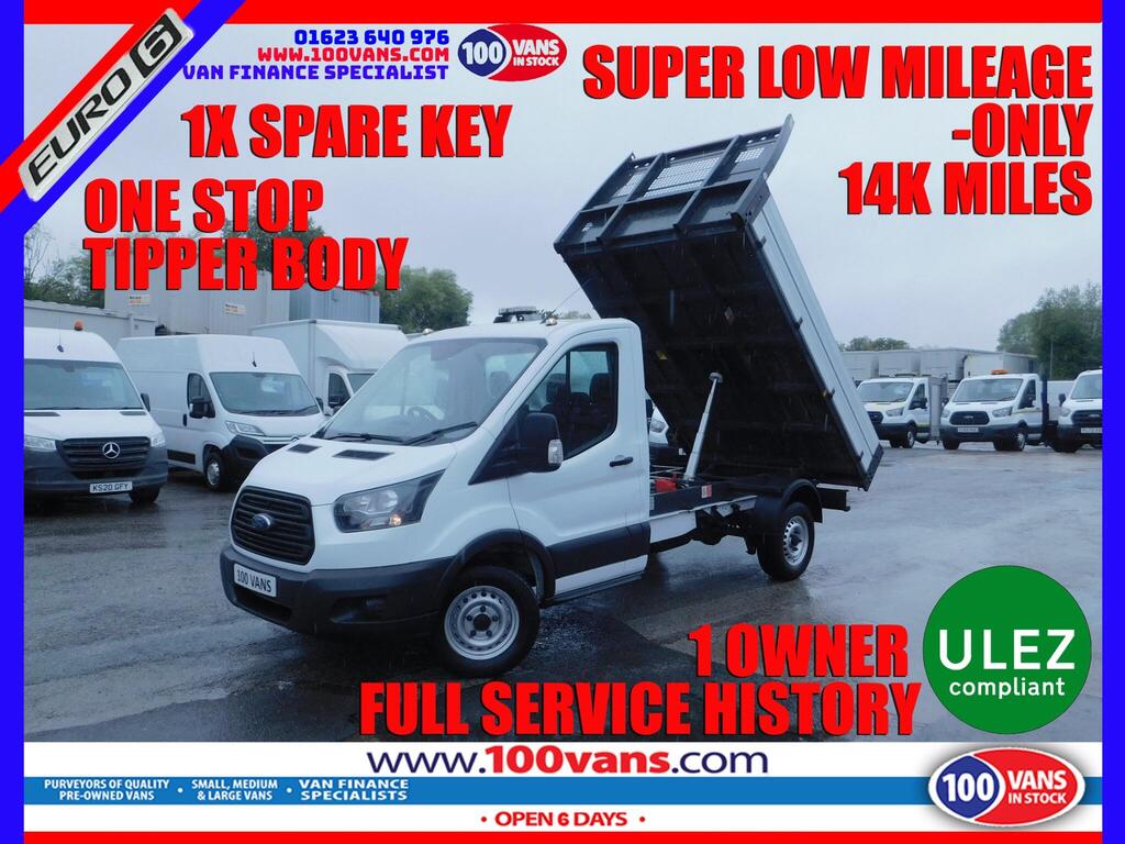 Ford Transit Tipper 2.0 350 EcoBlue 1-Way Tipper RWD L2 Euro 6 2dr (1-Stop)