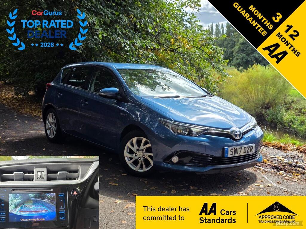 2000 Toyota Auris 1.8 Vvt-h Icon CVT Euro 6 (s/s) 5dr (safety Sense)