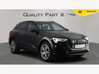 Audi e-tron SUV 50 Black Edition Auto quattro 5dr 71.2kWh (11kW Charger)