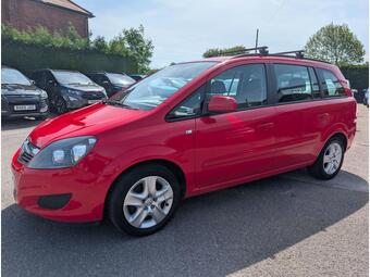 Vauxhall Zafira MPV 1.6 16V Exclusiv Euro 5 5dr