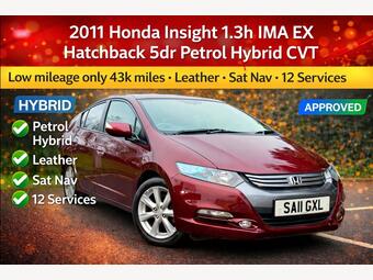 Honda Insight Hatchback 1.3h IMA EX CVT Euro 5 5dr