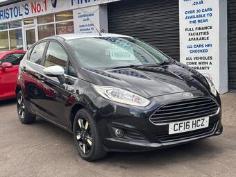 2016 POPULAR FORD FIESTA 1.0T ECOBOOST ZETEC BLACK EDITION EURO 6 FINISHED IN METALLIC... photo