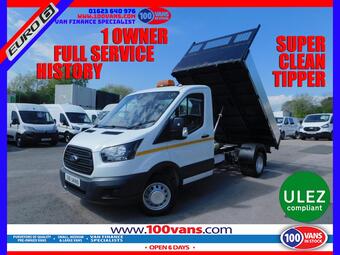 Ford Transit Tipper 2.0 350 EcoBlue 1-Way Tipper RWD L2 Euro 6 2dr (1-Stop, DRW)