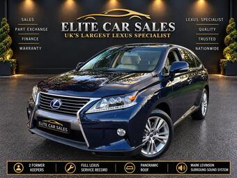 Lexus RX SUV 3.5 450h V6 Advance CVT 4WD Euro 5 (s/s) 5dr (Sunroof)