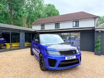 Land Rover Range Rover Sport SUV 5.0 P575 V8 SVR Auto 4WD Euro 6 (s/s) 5dr