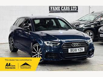 Audi A3 Hatchback 1.6 TDI Black Edition Sportback S Tronic Euro 6 (s/s) 5dr