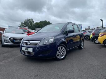 Vauxhall Zafira MPV 1.6 16V Exclusiv Euro 5 5dr