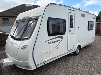 Lunar Quasar 534 Tourer Fixed bed awning motor mover service starter pack new tyres vgc