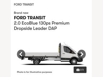 Ford Transit Chassis Cab 2.0 350 EcoBlue Leader RWD L3 Euro 6 (s/s) 4dr