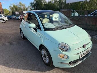 Fiat 500 Hatchback 1.2 Lounge Euro 6 (s/s) 3dr
